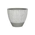 Pottery Pots plantenbak Jesslyn XXS White stripe (øxh) 33x29 cm. ~