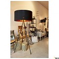 FENDA staande lamp driepoot zwart 1xE27 zonder kap ~