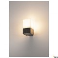 SQUARE WALL alu geborsteld 1xE27 ~