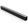 Gardendrain RVS-Inox Viking Line los rooster 100x6,5x10 cm. ~
