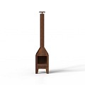 Corten tuinkachel ~