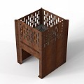 Corten vuurzuil ~
