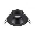 NEW TRIA 68 inbouwring rond IP65 zwart ~