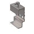 WEO Brise soleil verstelbare klem aluminium NV3 (Clip alu - verstelbaar) ~