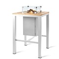 Bartafel Vierkant wit (incl. SR1801BI, SR44BIGS) ~