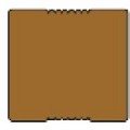 Niove 68x68 mm. L=275 cm. glad-geribt-gepunt P510 Premium ~