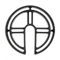 Spacer, kabeldoorvoer voor wandlampen met ronde wandhouder met diameter 10.5cm, zwart ~