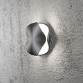 Matera PowerLED 230V wandarmatuur flush 17.5cm, vandalismebestendig glas, 4x 1W ~
