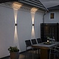 Chieri PowerLED 230V wandarmatuur flush met verstelbare stralingshoeken, 2x 6W ~