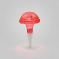 Assisi LED Solar paddestoel op tuinspies 27.5cm, rood, 1x 0.06W, schemerschakelaar, op batterij ~