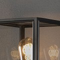 Carpi 230V 1 lichts staand armatuur E27, 16x100cm, transparant glas, max 60W ~