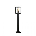 Carpi 230V 1 lichts staand armatuur E27, 16x100cm, transparant glas, max 60W ~