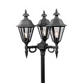 Pallas 230V staand armatuur 3-lichts 63cm excl paal, E27 max 3x 100W ~