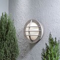 Oden 230V wandarmatuur flush 31cm, E27 max 60W, opaal acrylglas ~