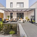 Verasol Greenline veranda Polycarbonaat dak Opaal/Helder, 5000Bx3500D mm, 3 staanders, kleur: n.t.b.