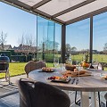Verasol Greenline veranda Polycarbonaat dak Opaal/Helder, 3000Bx3000D mm, 2 staanders, kleur: n.t.b.