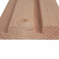 Douglas geschaafd rhombusprofiel 2,7x14,5x500 cm. onbehandeld. ~