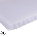 Polycarbonaat plaat X-Structuur 16 mm opaal 980x7000mm ~