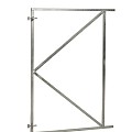 Verstelbaar stalen poortframe 120x155 cm. vuurverzinkt. ~