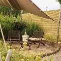 Vuren geschaafd triple profiel 2.2x14x500 cm groen geïmpregneerd ~