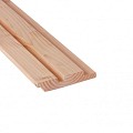 Douglas geschaafd rhombusprofiel 2,7x14,5x400 cm. onbehandeld. ~