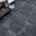 Restpartij Ceramica Unika Carbon 90x90x2 cm. keramische tegel eenmalige aktie (B-keus) OP=OP ~