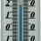 Thermometer kunststof 14 cm ~