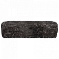 Block Wall Black getrommeld 60x15x14 cm. ~