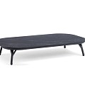 Nora Coffee Table Large Trespa Marble 140x80x35 cm. ~