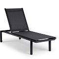 Macan Sun Lounger Charcoal 210x80x40 cm. ~