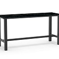 Bar Table Trespa Marble Charcoal 210x80x105 cm. ~