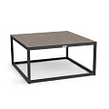 Rio Coffee Table Large Trespa Dark Basalt 80x80x40 cm. ~