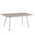 Natal Lounge Dining Table Dekton Ceppo Creme White ~