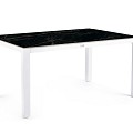 Briga Dining Table Trespa Marble 180x100 cm Creme White ~