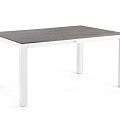 Briga Dining Table Trespa Forest Grey 160x90 cm Charcoal ~