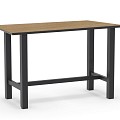 Bar Table Trespa Bergamo 150 x 80 cm Charcoal ~