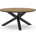 Omnigo Dining Table Trespa Bergamo 150 cm  Charcoal ~