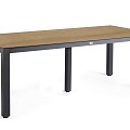 Briga Dining Table Trespa Bergamo 280x100 cm Charcoal ~