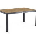 Briga Dining Table Trespa Bergamo 160x90 cm Charcoal ~