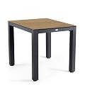 Briga Dining Table Trespa Bergamo 80x80 cm Charcoal ~