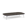 Nora Coffee Table Small Trespa Forest Grey Creme White ~