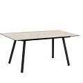 Natal Lounge Dining Table Trespa Travertin Charcoal ~