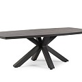 Clover Organic Dining Table Trespa Forest Grey Charcoal ~
