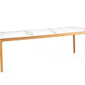 Elegante Teak Dining Table Dekton Entzo 240 x 100 cm ~