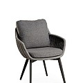Hugo Dining Chair Charcoal ~