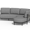 Fresca Lounge Set Organic Complete Left Charcoal ~