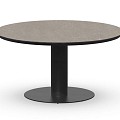 Moreno Dining Table Trespa Dark Basalt 150 cm  Charcoal  ~