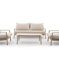 Monti Lounge Sofa Set Champagne ~