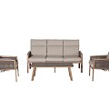 Antonio Lounge Sofa Set Woodlook  ~
