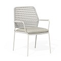 David Dining Chair Stackable Creme White ~